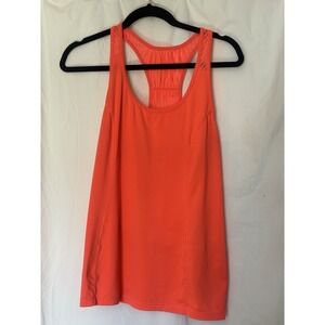 Xersion Women Salmon Sz M Racerback Tank Top‎ Mesh Athletic Gym Wear Top B10